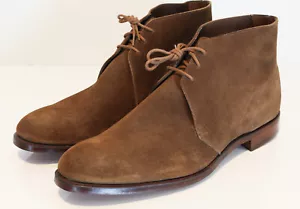 Crockett & Jones Chukka Neu ohne Karton in dunkelbraun Wildleder Ledersohle Herren 12,5 D - Bild 1 von 9
