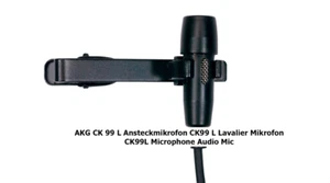 AKG CK 99 L Microfono a spina CK99 L Microfono Lavalier CK99L Microfono Audio Mic - Foto 1 di 11