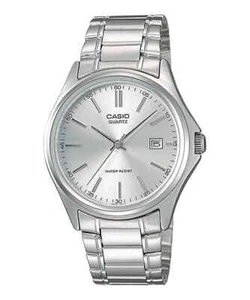 Casio Analog Silver Dial Date Display Stainless Steel Mens Watch MTP-1183A-7A SD - Picture 1 of 1