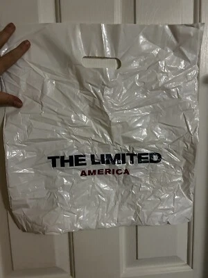 Bolsa de compras de plástico vintage años 90 THE LIMITED AMERICA Foto 1 de 2
