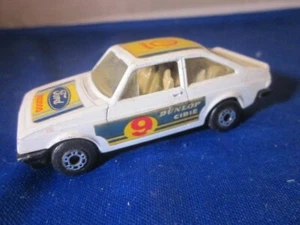 Vintage 1978 Matchbox Superfast Ford Escort RS2000 White Shell Lesney Diecast - Picture 1 of 6