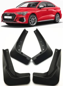 New Set Splash Guards Mud Flaps For 2020-2024 Audi A3 S Line S3 Saloon - Picture 1 of 7