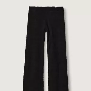 Pantaloni da notte Victoria’s Secret rosa super morbidi accoglienti in maglia marshmallow neri, piccoli - Foto 1 di 2