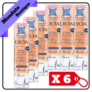 LYCIA DEODORANTE BIFASICO NO GAS SILK SHAKE FRESCO FRUTTATO 100ml (X6) - Imagen 1 de 1