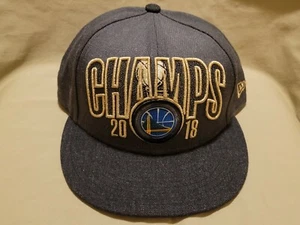 New Era Golden State Warriors 9FIFTY Snapback Hat Cap 2018 NBA Champions Gray - Picture 1 of 3