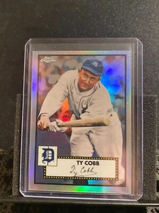 Ty Cobb  2021 Topps Chrome Platinum - Refractor - Tigers- #611 - Picture 1 of 2