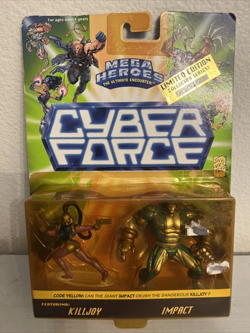CYBER FORCE MEGA HEROES LIMITED EDITION COLLECTOR SERIES 12623 (1995) NEW) Cover