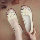 Spring Summe Causal Flats Loafers Shoes Shallow Mouth Women's Flowers Sheos MOON