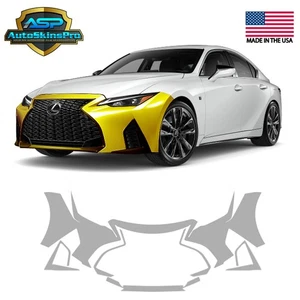 Precut Paint Protection Film for 2021-2025 Lexus IS300 Sport Sedan Front Bumper - Picture 1 of 6