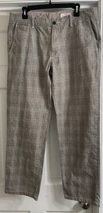 Pantalones a Cuadros BOSS Hugo Boss Etiqueta Naranja Logo Talla 54 EE. UU. 38 x 30! - Imagen 1 de 5