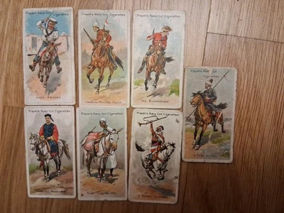 7 x John Player Cigarette Cards,  7 Of 50 Riders Of The World - Image 1 of 2