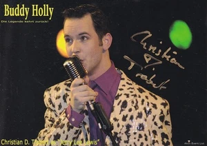 Christian D. TRABERT - Musical, "Buddy Holly", Original-Autogramm! - Picture 1 of 1