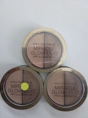 Max Factor Miracle Glow Duo Pro Illuminator Colour Medium 3pack - Image 1 of 2