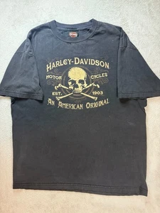 Camisa Harley Davidson Motocicletas Dudley Perkins San Francisco Talla XL Calavera - Imagen 1 de 11