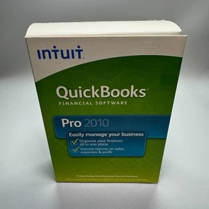 QuickBooks Pro 2010 Financial Software Windows XP/Vista 7 NEW SEALED - Picture 1 of 5