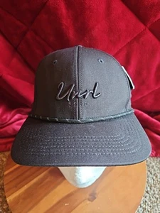UNRL Golf Cap Hat Black Rope Snapback Perforated New - Picture 1 of 6