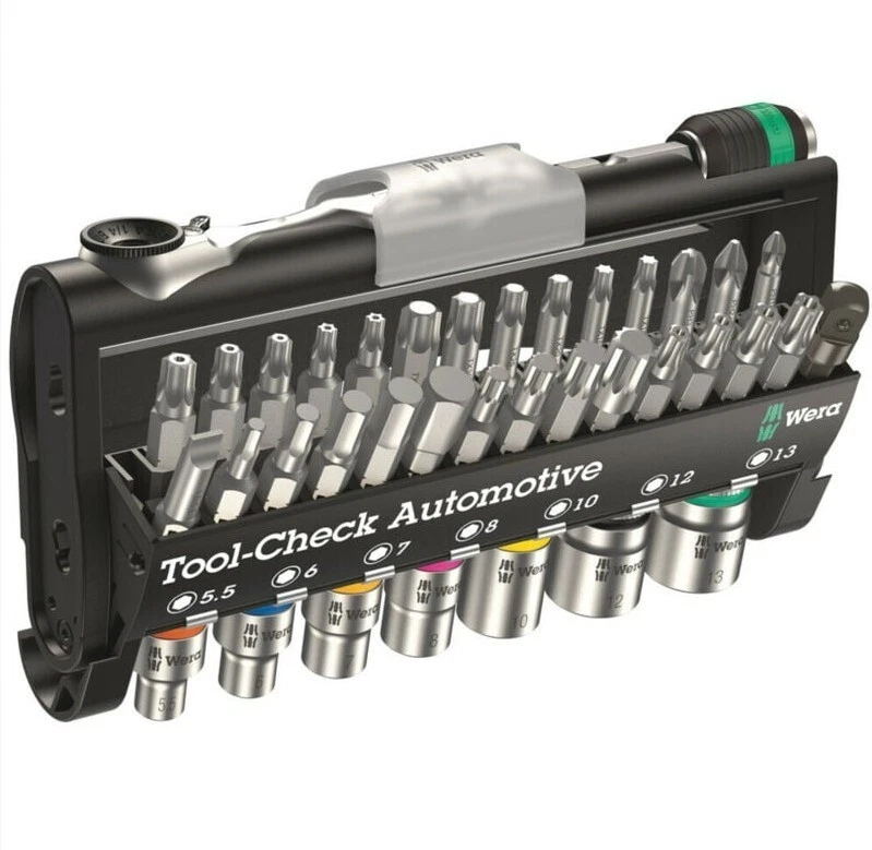 Wera 05200995001 Bit-Sortiment, Tool-Check Automotive 1, metrisch, 38-teilig - Bild 1 von 1