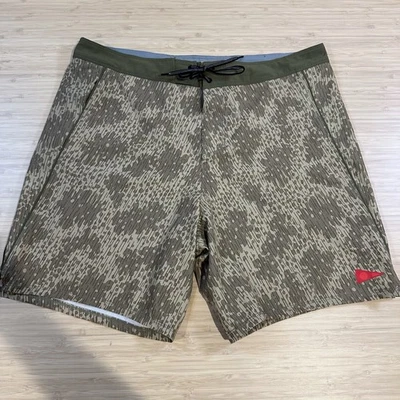Pantalones cortos de natación Florence Marine X para hombre Balboa verde camuflaje sin forro talla 36 Foto 1 de 4
