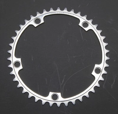 Vintage Campagnolo Record 42 Tooth ChainRing  135 BCD 42t C Brev Italy Alloy C4 - Image 1 of 3
