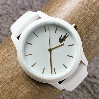 Lacoste Women LC1123292928 Sport White Silicone Band Quartz Analog 36mm Watch 7" - Image 1 of 4