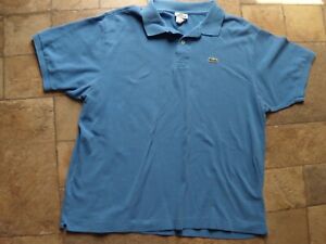 Lacoste men's light blue polo shirt size 7 (XL) crocodile patch, gently worn