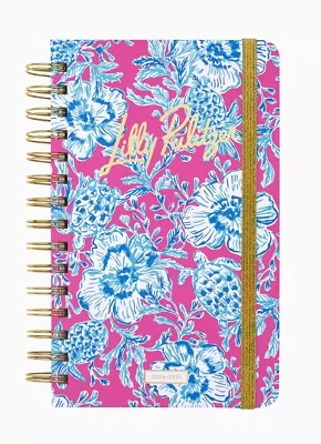 Lilly Pulitzer Agenda 2024-2025 Médio Roxie Pink Wave N Sea, Novo com etiquetas - Imagem 1 de 4