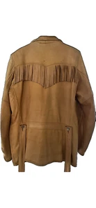 Genuine native deerskin coat 50s / 60s Deerskin Jacket Tassel - Picture 1 of 14