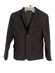 Calvin Klein Boys Size 12 Black  2 Button Blazer Sportcoat Jacket - Picture 1 of 9