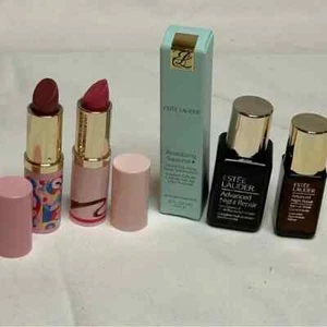 Estée Lauder Women's Pink and Red Lipstick and Skincare Set GUC/NWT - Picture 1 of 1