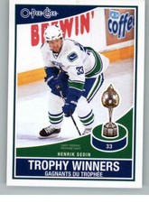 2010-11 O-Pee-Chee Trophy Winners #TW1 Henrik Sedin (ref 126418)
