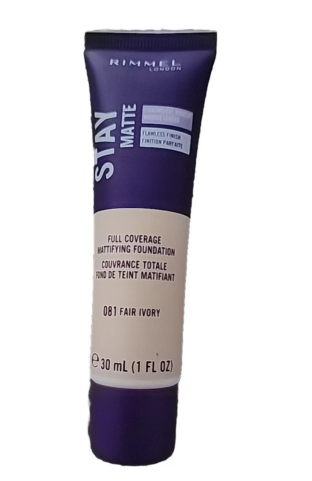 Rimmel London Stay Matte Foundation, 30 ml - 081 FAIR IVORY - Image 1 of 1