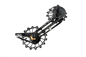 KCNC Road Bicycle Oversized Pulley Wheel Cage for 10s/11s Sram Red/Force Black - Zdjęcie 1 z 9