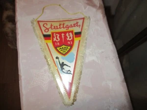 VfB Stuttgart Original 70iger Jahre Wimpel "Stuttgart VfB 1893 Wappen" TOP - Bild 1 von 7