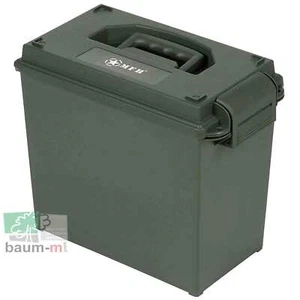 US Munitionskiste Cal. 50  hohe Version von MFH Kunststoff Oliv Box Stapelbar - Bild 1 von 3