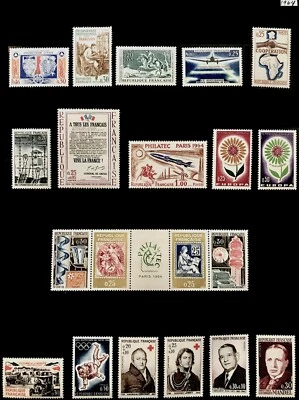 France #YT1404-YT1434 MH 1964 Year Set [1082/1111 B376-B386] - Image 1 of 2