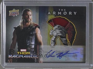 2017 Marvel Thor: Ragnarok The Armory Memorabilia Chris Hemsworth #ASA4 Auto p1l