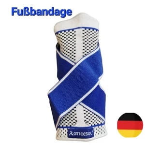 Knöchelbandage Fußgelenk Fußbandage Flexibel Sprunggelenk Fußstütze Bandage - Bild 1 von 11