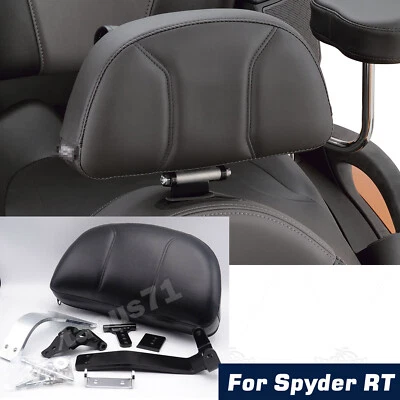 For Can-Am Spyder RT Quick Removable Driver Large Backrest Pad Smart Mount Kit - Image 1 of 4