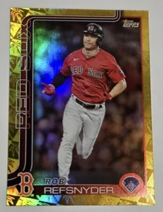 ⚾ 2025 Topps Series 1 ROB REFSNYDER #112 Spring Training GOLD Foilboard 45/50 - Picture 1 of 2