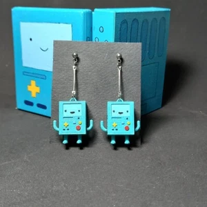 BMO EARRINGS Adventure Time 3D Printed - Picture 1 of 1