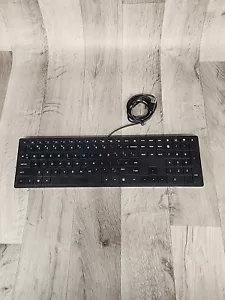 HP Lifestyle TPC-P001K Wired USB Black Keyboard 928922-001 - Picture 1 of 6