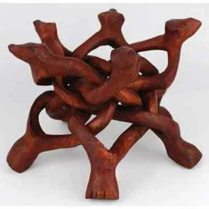 Holz Kobra Kristall Kugel Ständer 6" - WAHRSAGEREI!!!💀 - Bild 1 von 1