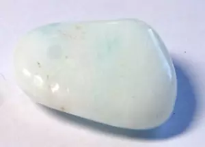 BLUE ARAGONITE TUMBLESTONE - MEXICO - 2.6 x 2.0 cms 8.46 gms #4 - Picture 1 of 4