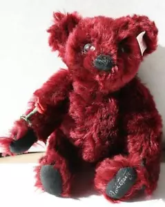 Oso de peluche Steiff mini caída de rocío firmado a mano por Dick Franz Mohair edición limitada - Imagen 1 de 1