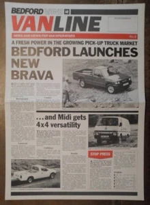 Brochure giornale BEDFORD VANS orig 1988 UK Mkt brochure - Midi Brava Astra - Foto 1 di 3