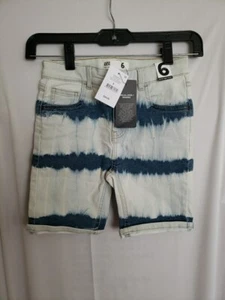 Bondi Tie Dye Stripe Kids Size 6 Shorts - Picture 1 of 3