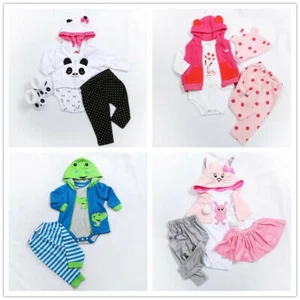 Reborn Newborn Baby Clothes Set For 18" Baby 46CM Doll Outfits - Picture 1 of 5