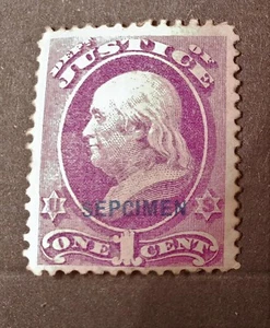 O25Sa Official "SEPCIMEN" Printing ERROR Specimen Stamp - Picture 1 of 3