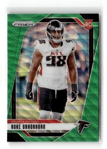 2024 Panini Prizm - Rookies Green Wave Prizm #386 Ruke Orhorhoro (RC) - Picture 1 of 2