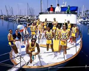 NBA 1987 Los Angeles Lakers Team Picture Color 8 X 10 Photo Pic - Picture 1 of 4